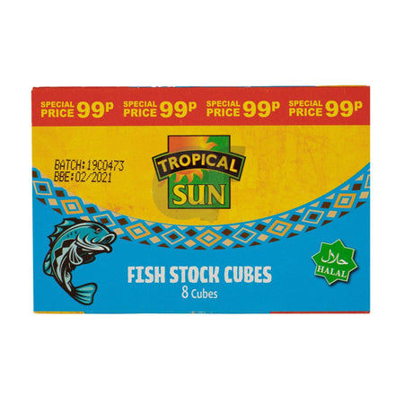 Tropical Sun Fish Stock Cubes 80g