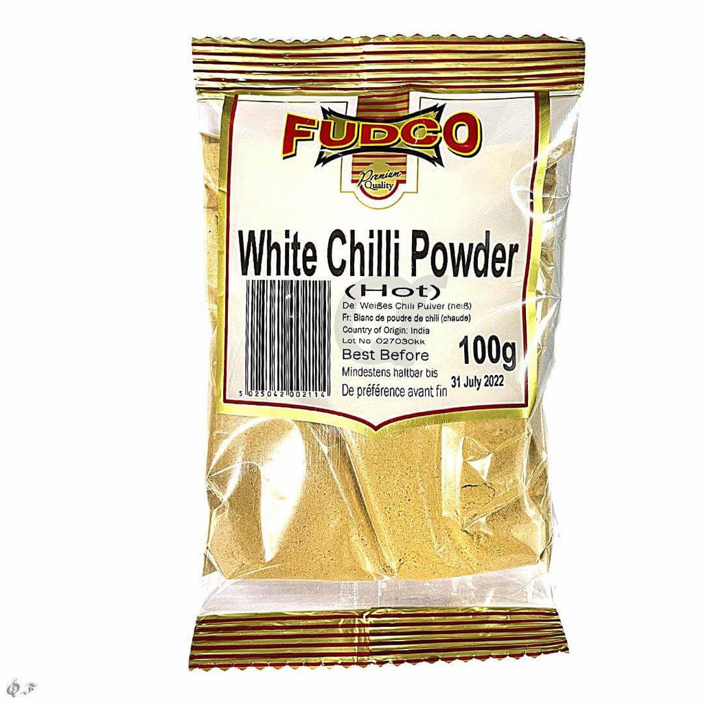 Fudco White Chilli Powder (Hot) 100g