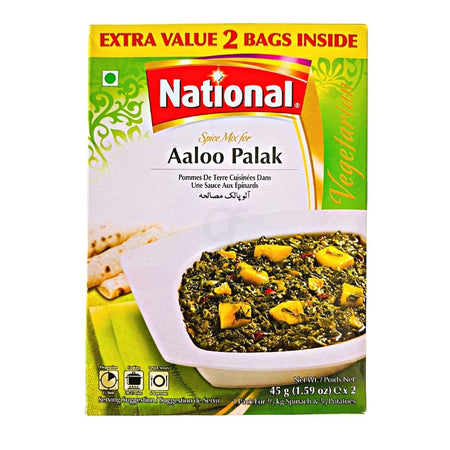 National Aaloo Palak Masala