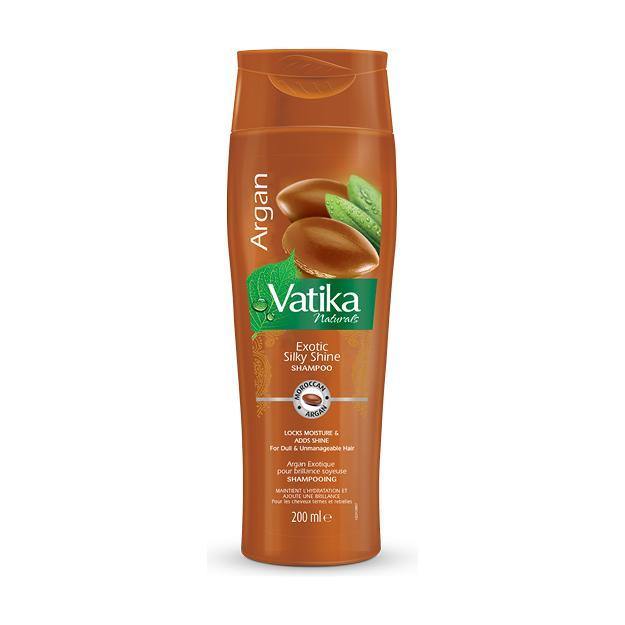 Vatika Naturals Argan Exotic Silky Shine Shampoo
