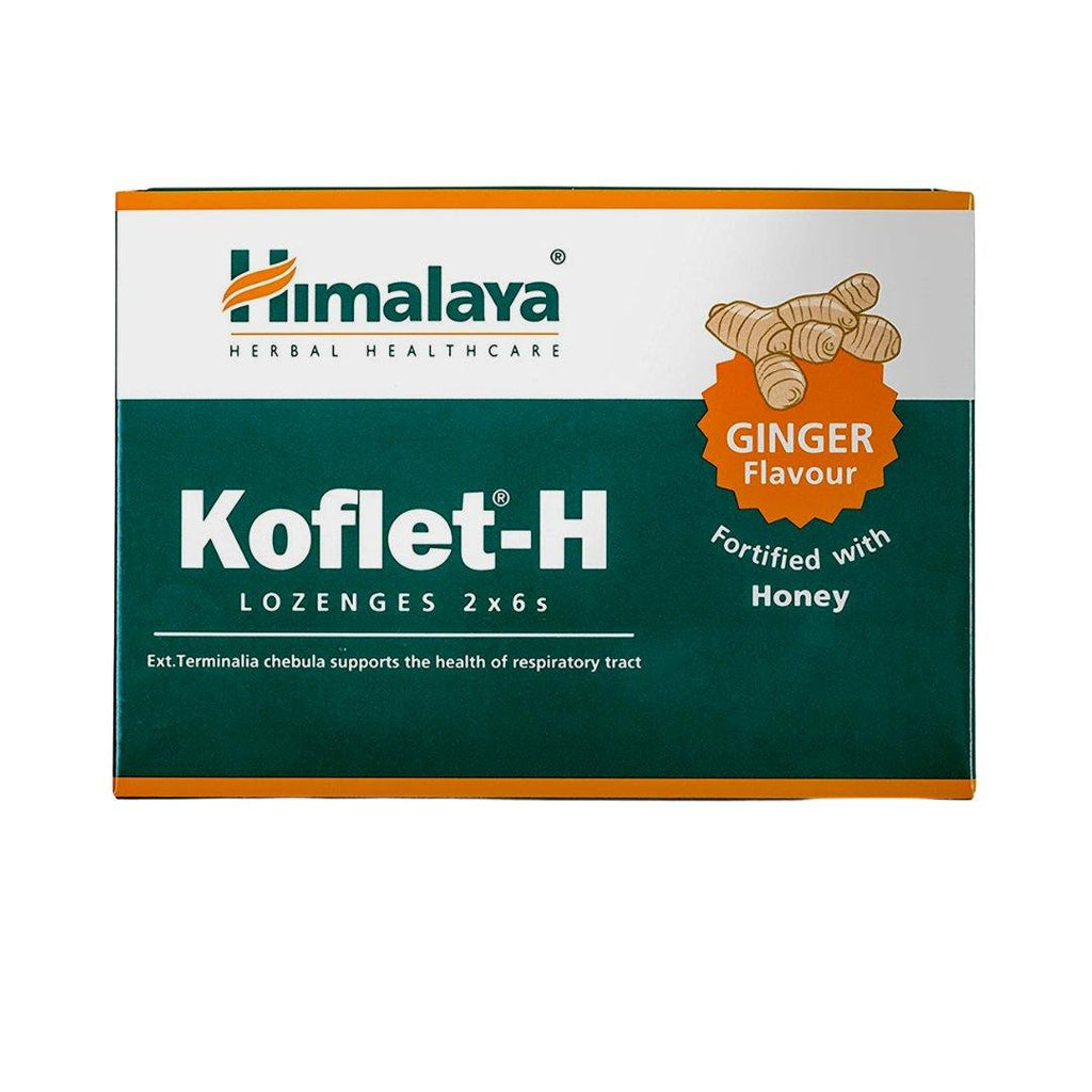 Himalaya Koflet-H Lozenges 2 x 6 s Ginger Flavour 33.6g
