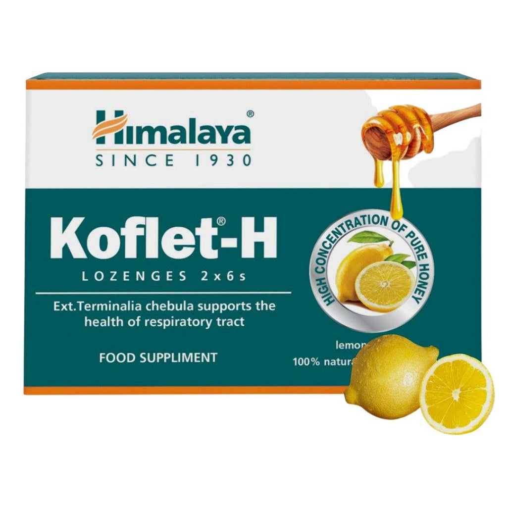 Himalaya Koflet-H Lozenges 2 x 6 s Lemon Flavour 33.6g