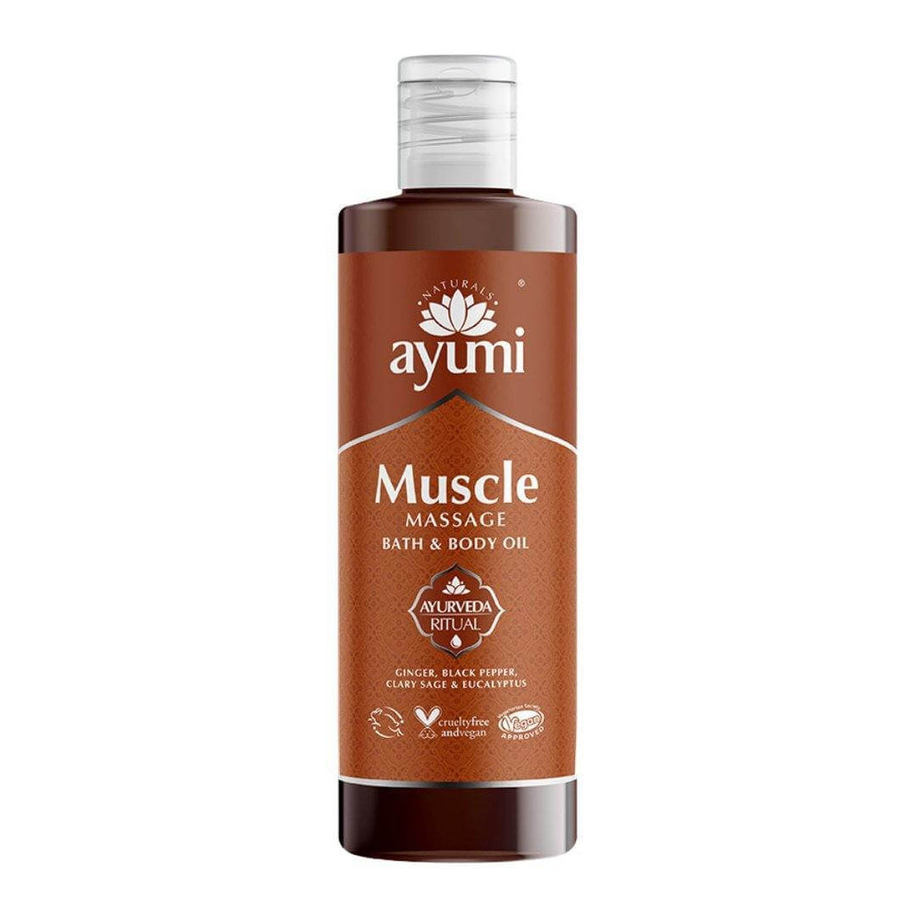 Ayumi Muscle Massage Bath & Body Oil 250ml