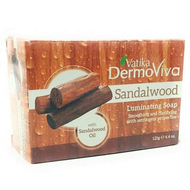 Vatika DermoViva Sandalwood Luminating Soap  - 125g