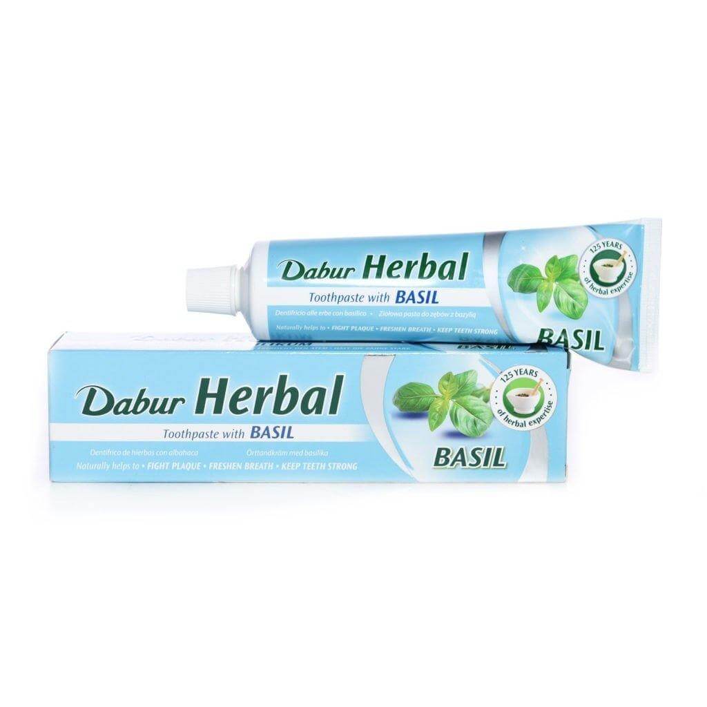 Dabur Herbal Toothpaste - Basil - 155g