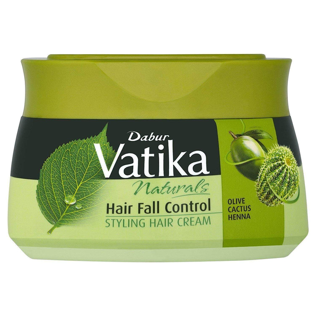 Dabur Vatika Naturals Hair Fall Control Styling Hair Cream - Olive, Cactus, Henna  - 140ml