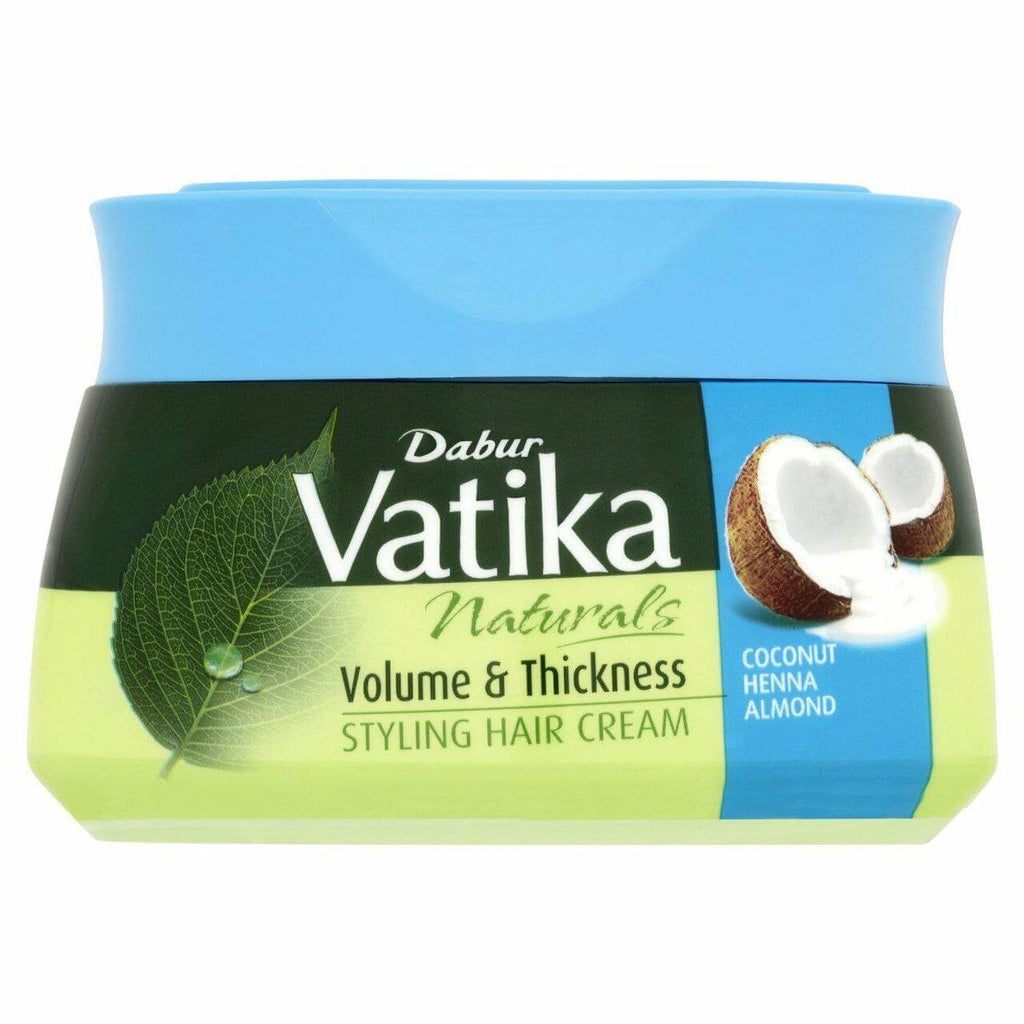 Dabur Vatika Naturals Volume and Thickness Styling Hair Cream - Coconut, Henna, Almond - 140ml
