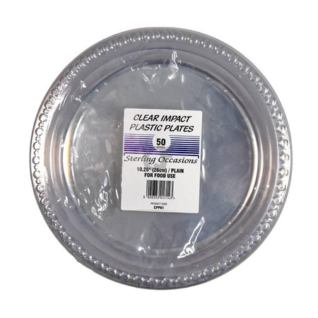 Sterling Occassions 50 Plastic Plates 26cm