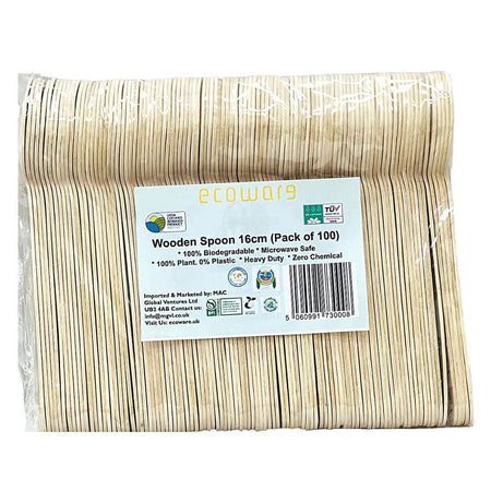 Ecoware wooden spoon 16 cm