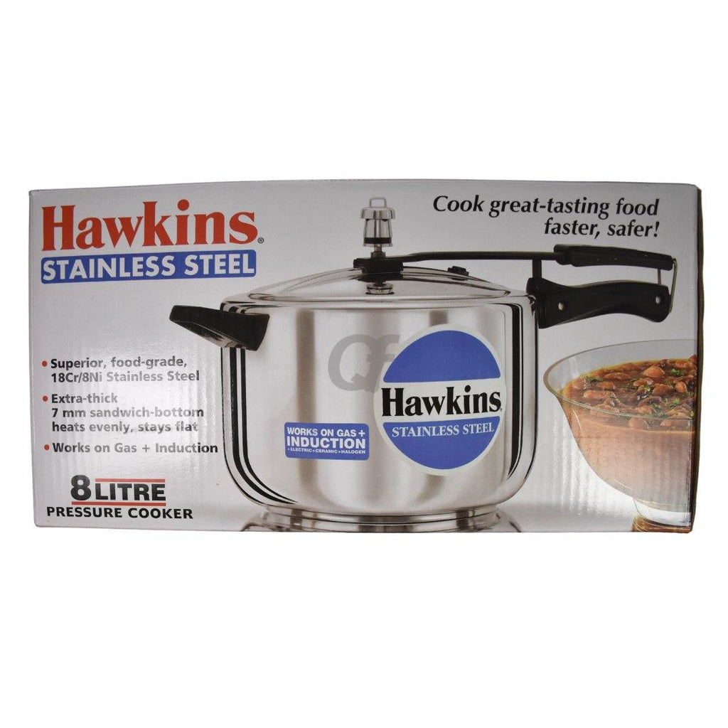 Hawkins Stainless Steel Pressure Cooker 8 Litre
