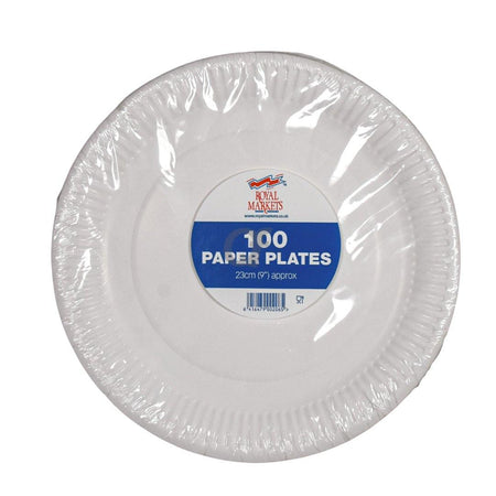 Royal Markets Paper Plates 23cm