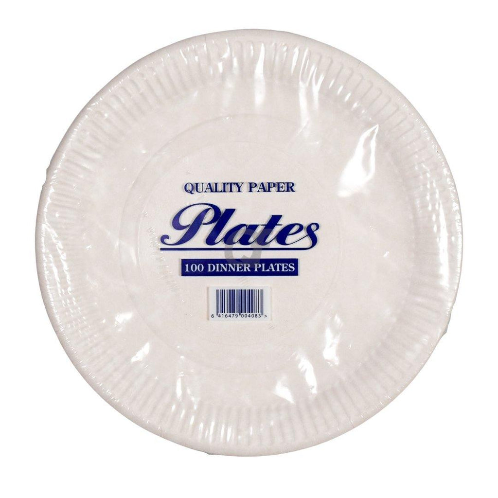 Quality Paper Plates 100 Dinner Plates