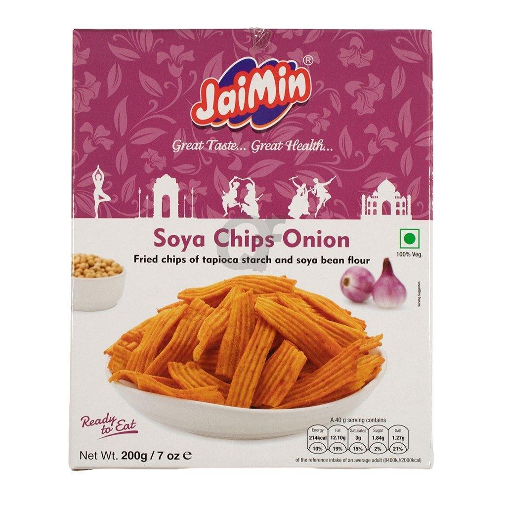 Jaimin Soya Chips Onion 200g