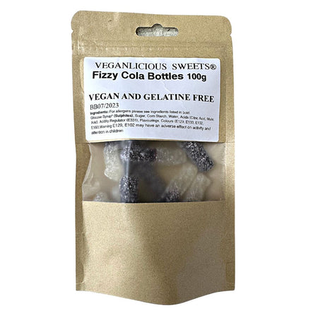 Veganlicious Sweets Fizzy Cola Bottles