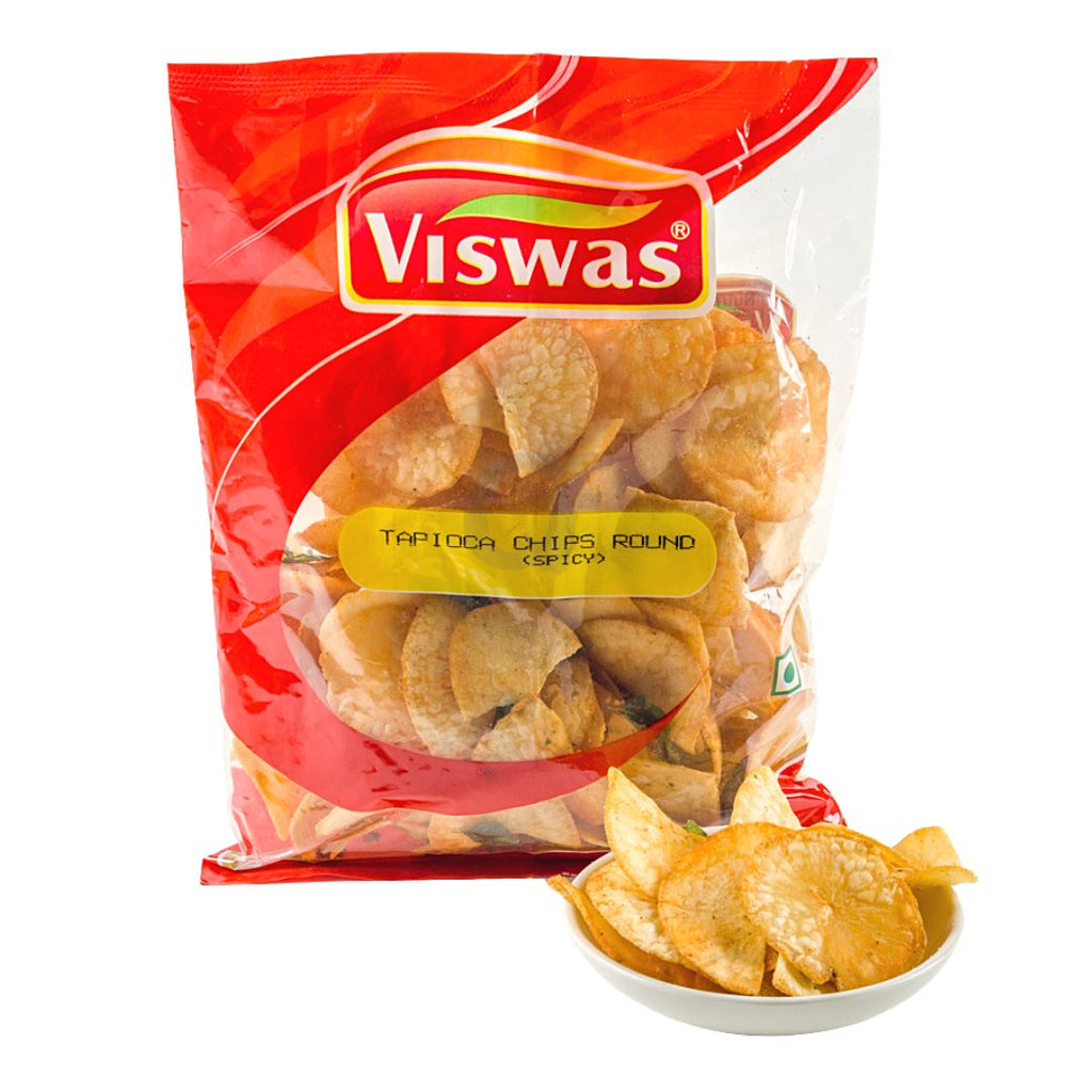 Viswas Tapioca Chips Round (spicy)
