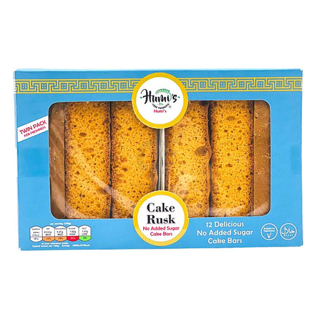 Humi's Cake Rusk No Added Sugar Cake Bars