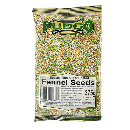 Fudco Special Thin Sugar Coated Fennel Seeds 375g
