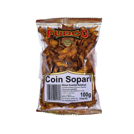 Fudco Coin Sopari (Sliced Scented Betalnut) 100g