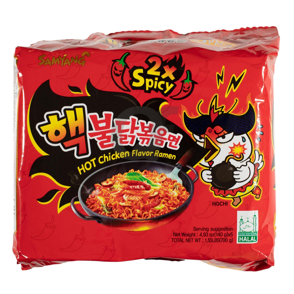 Samyang 2X Hot Spicy Chicken Flavour Ramen 5 Packs