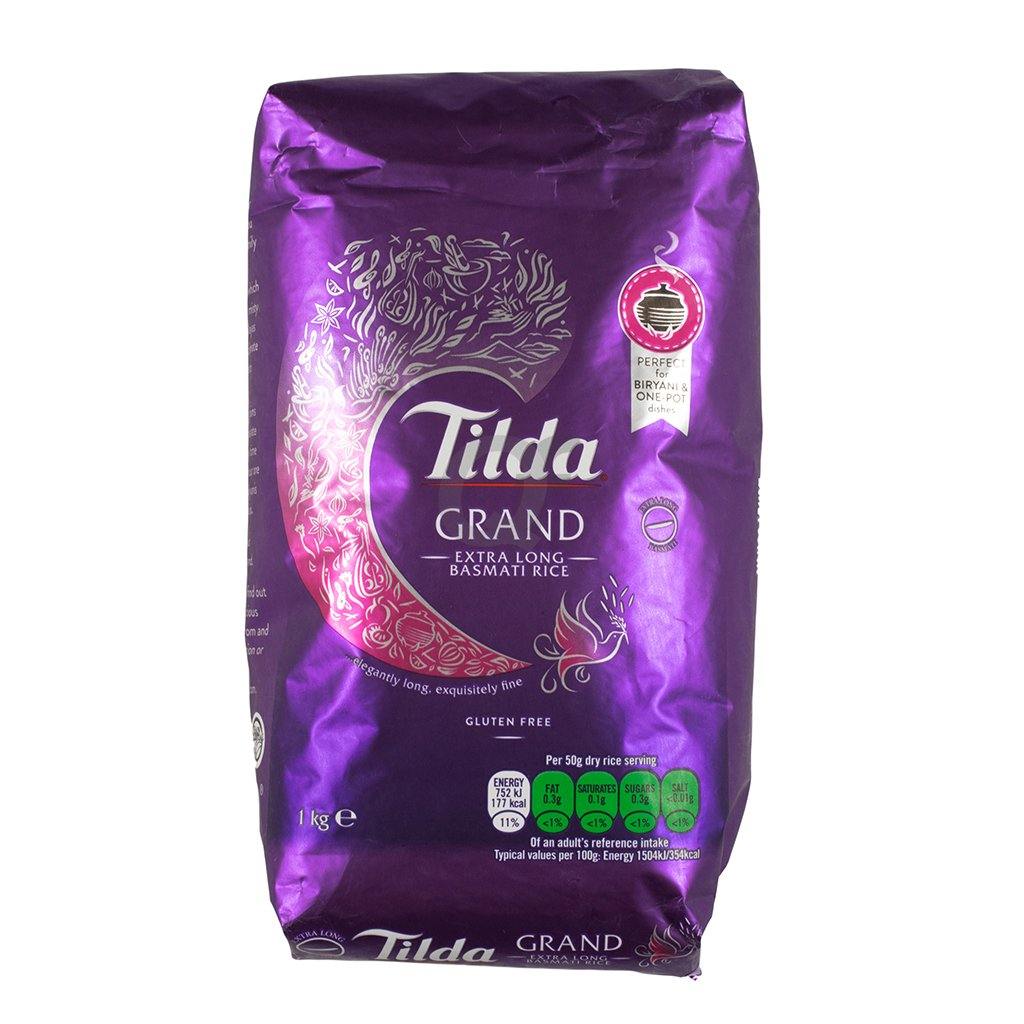 Tilda Grand Extra Long Grain Basmati Rice 1Kg, 5Kg, 10 Kg Tilda Long