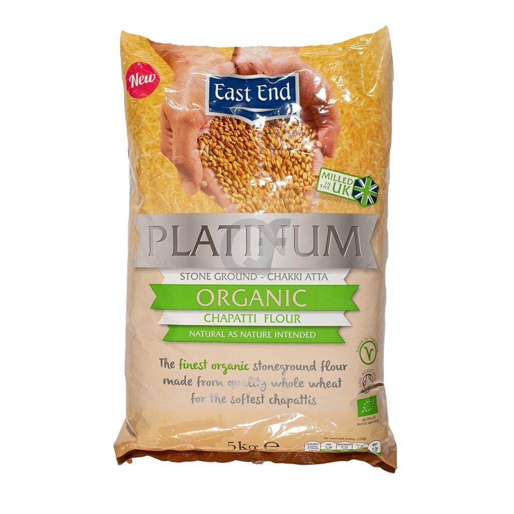 East End Platinum Organic Chapatti Flour 5Kg
