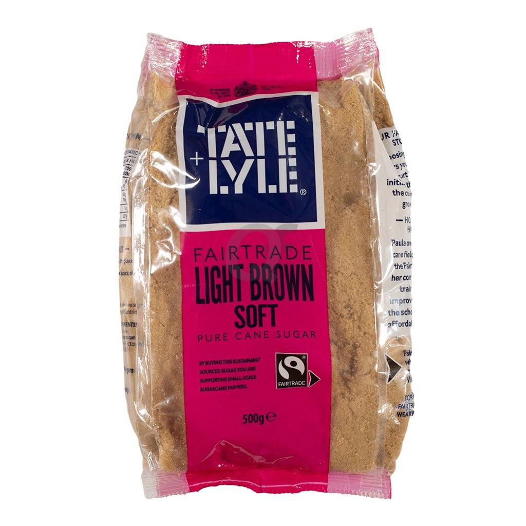 Tate & Lyle Light Brown Soft Pure Cane Sugar 500g
