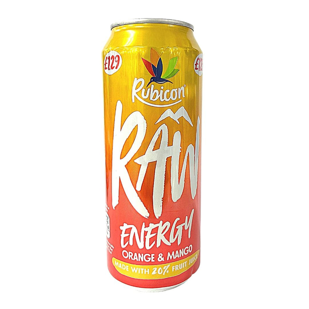 Rubicon Raw Energy Orange & Mango