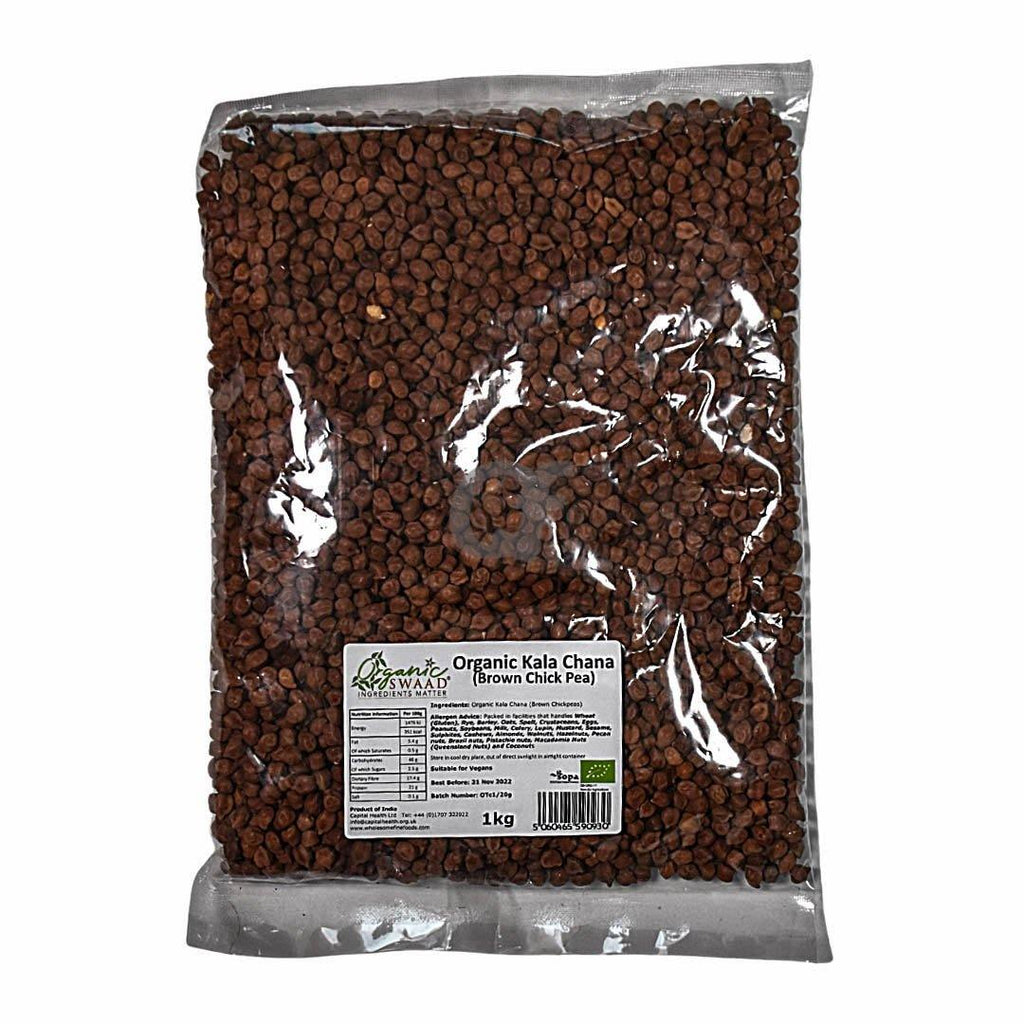 Swaad Organic Kala Chana 1kg