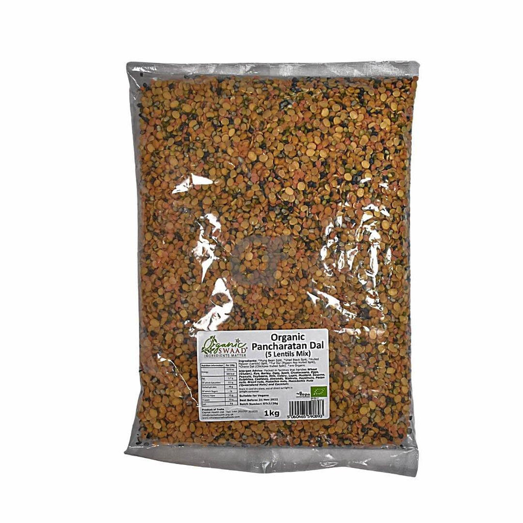 Swaad Organic Pancharatan Dal (5 lentils mix) 1kg