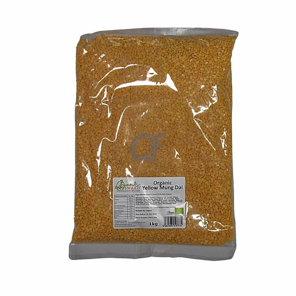 Swaad Organic Yellow Mung Dal 1kg