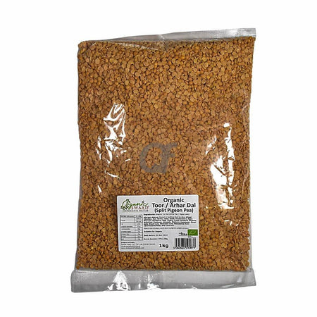 Swaad Organic Toor/Arhar Dal (Split Pigeon Pea) 1kg