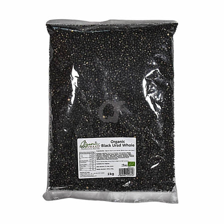 Swaad Organic Black Urad Whole 1kg