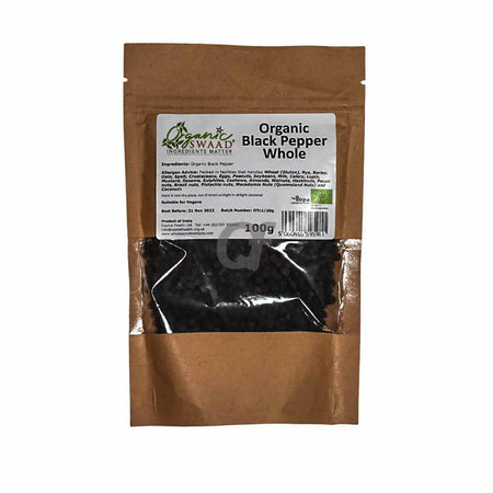Swaad Organic Black Pepper Whole
