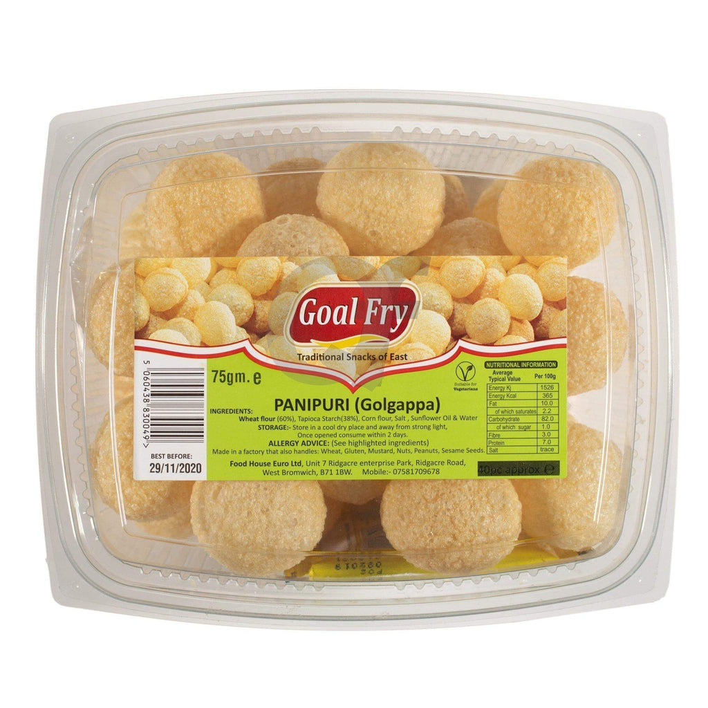 Gulab/Goal Fry Pani Puri ( Golgappa ) 75g