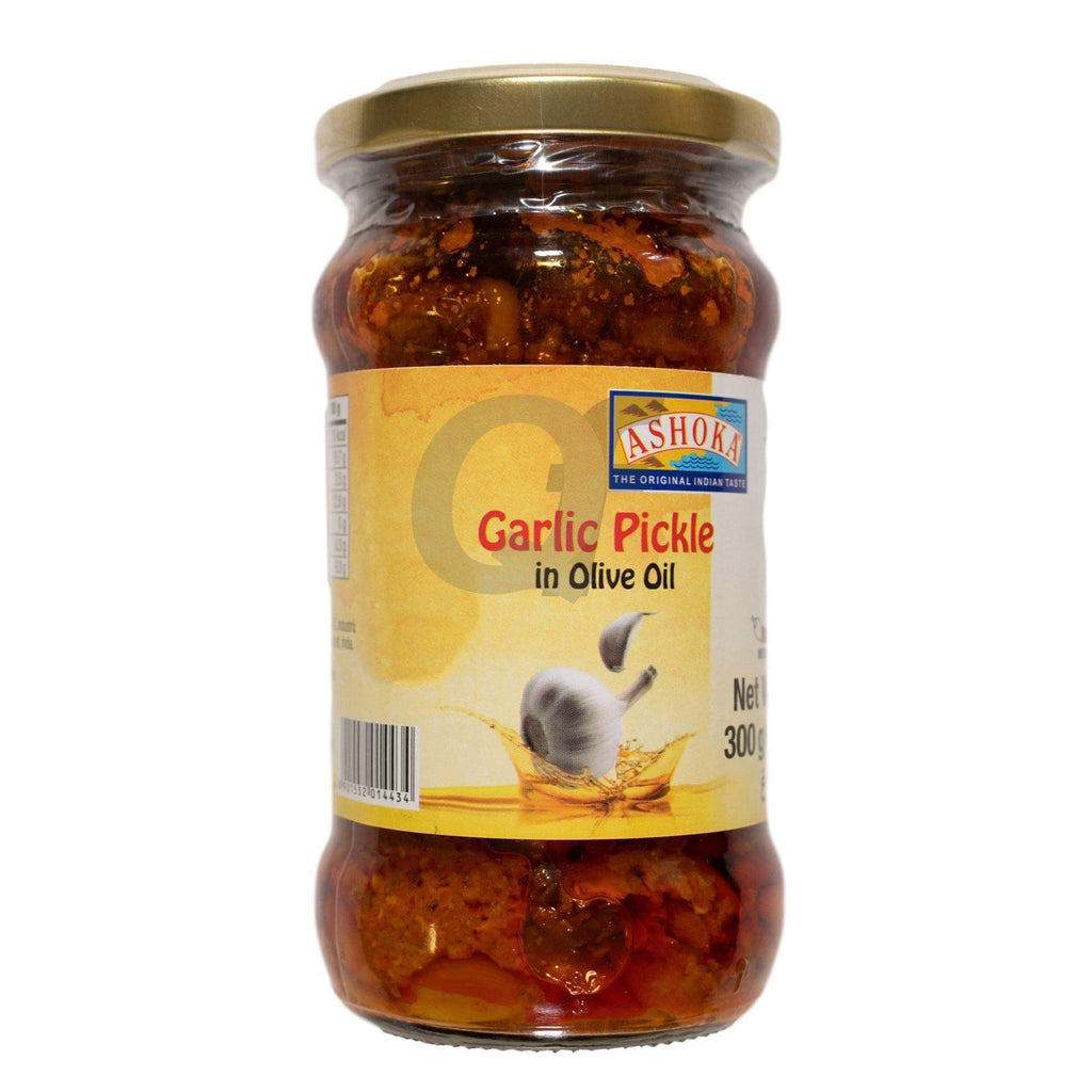 Ashoka Garlic Pickle with Olive Oil 190g