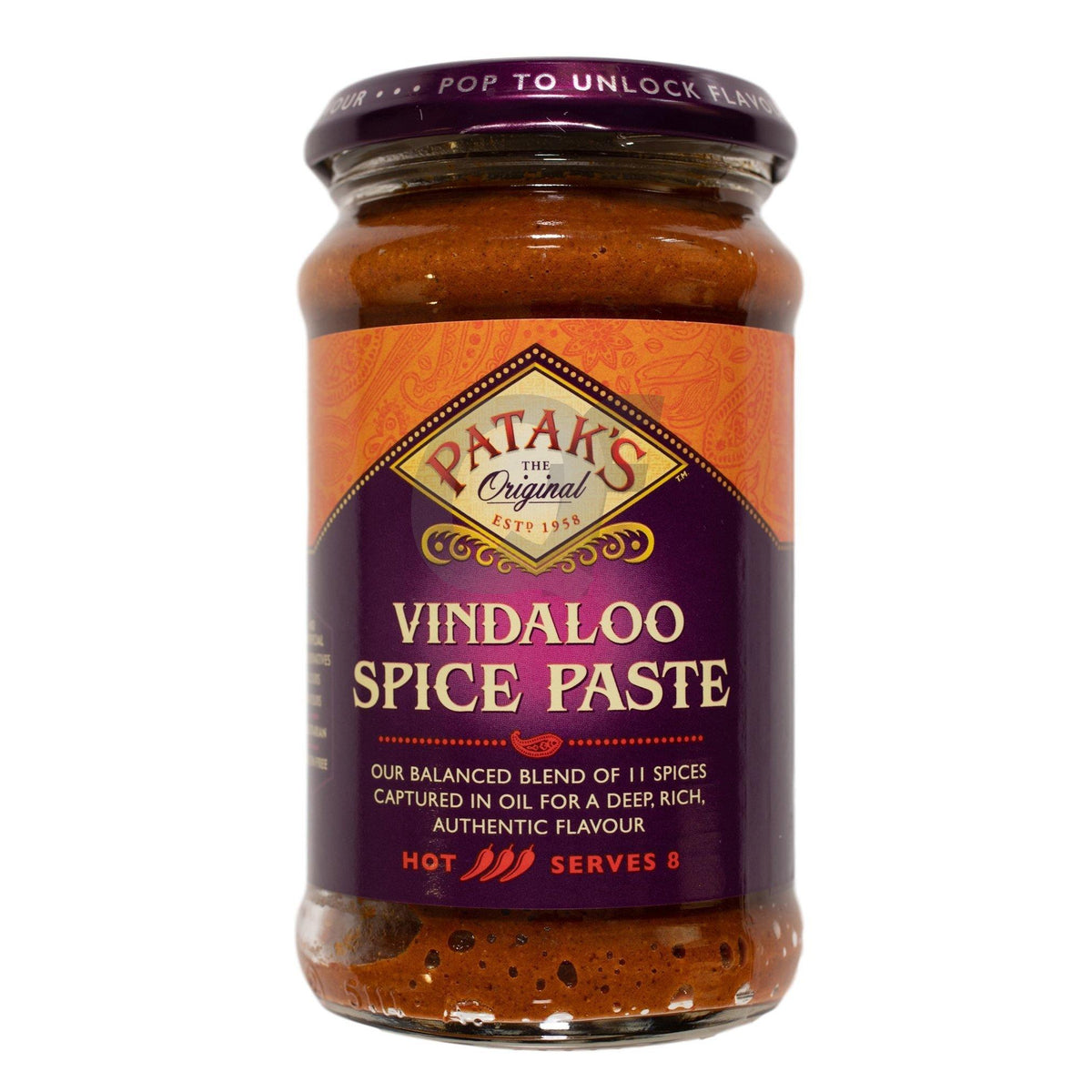 Pataks Vindaloo Spice Paste 283g | Pataks Vindaloo Paste
