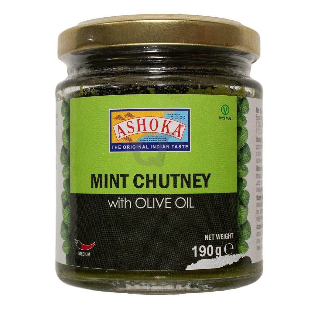 Ashoka Mint Chutney with Olive Oil 190g