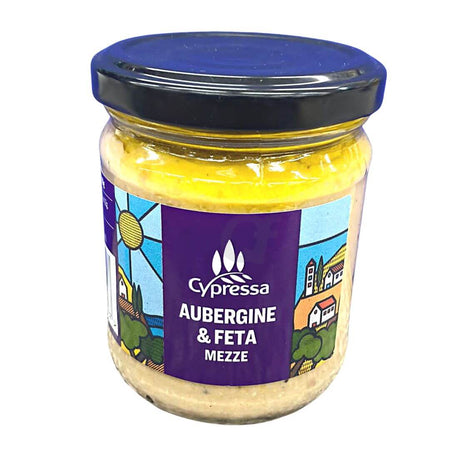 Cypressa Aubergine & Fetta Mezze