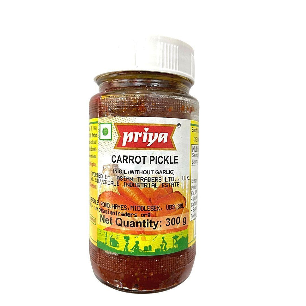 Priya Carrot Pickle in oil(without garlic)