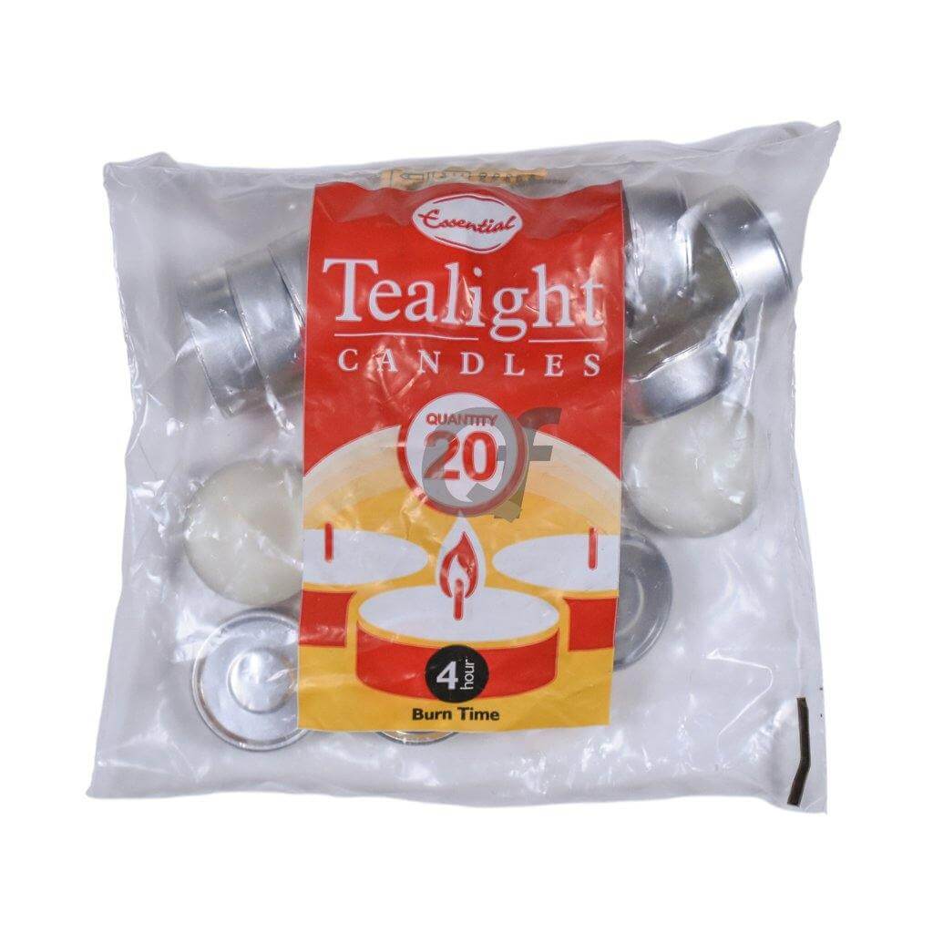 Essential Tealight Candles (Set of 20)