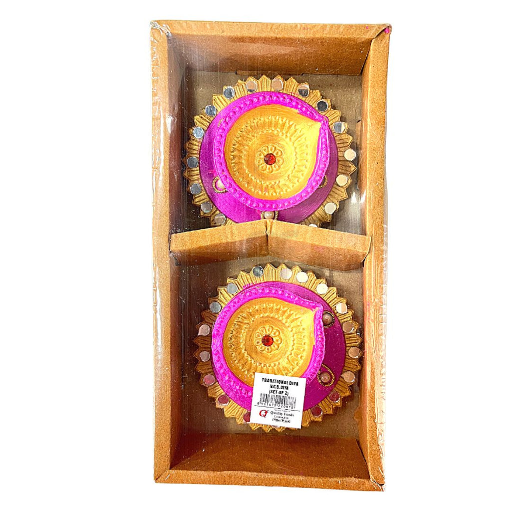 Traditional Diya V. G. B. Diya 2pc