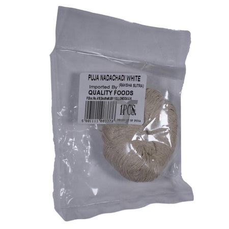 Quality Foods Puja Nadachadi White - Raksha Sutra 1 PCS