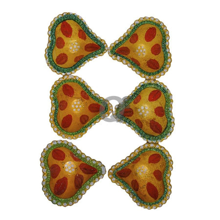 Quality Foods Fancy Rajdhani Diya (Set of 6)