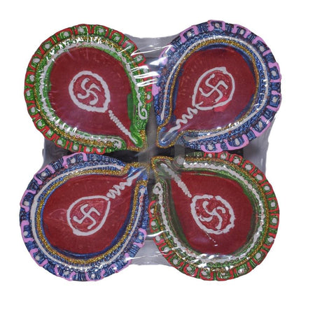 Quality Foods Press Diya Fancy (Set of 4)