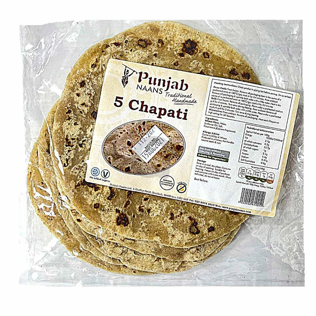 Punjab Naans 5 Chapati