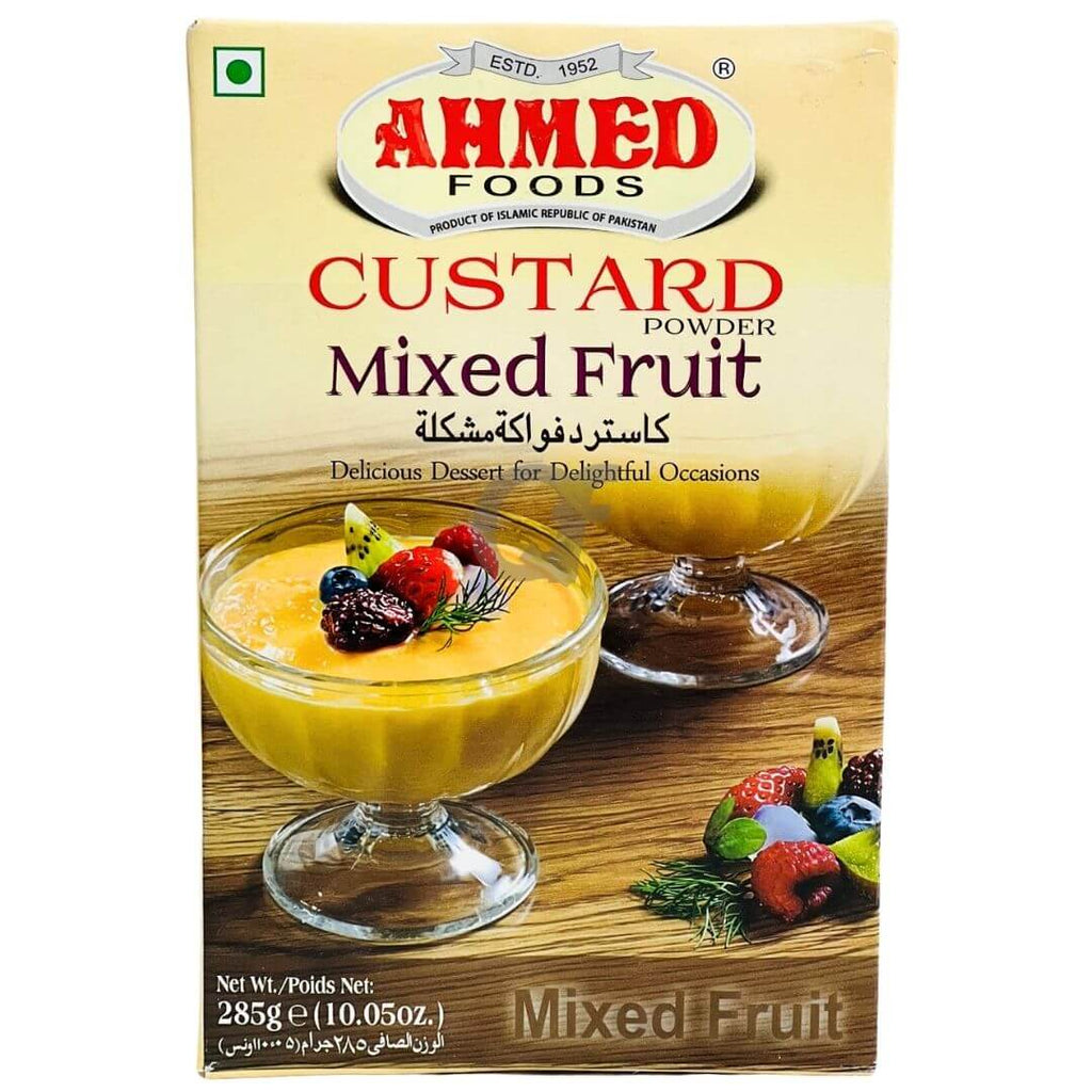 Ahmed custard powder mix fruit