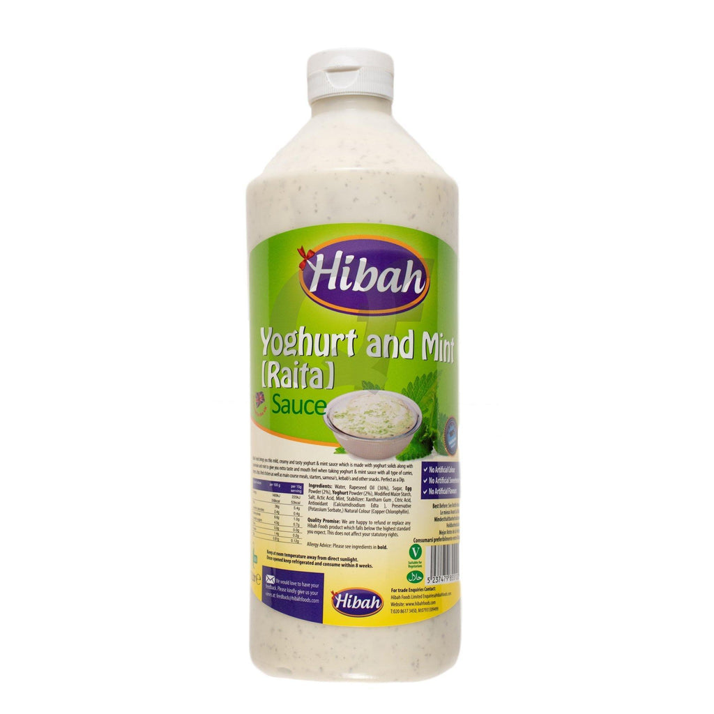 Hibah Yoghurt and Mint Raita 1Ltr