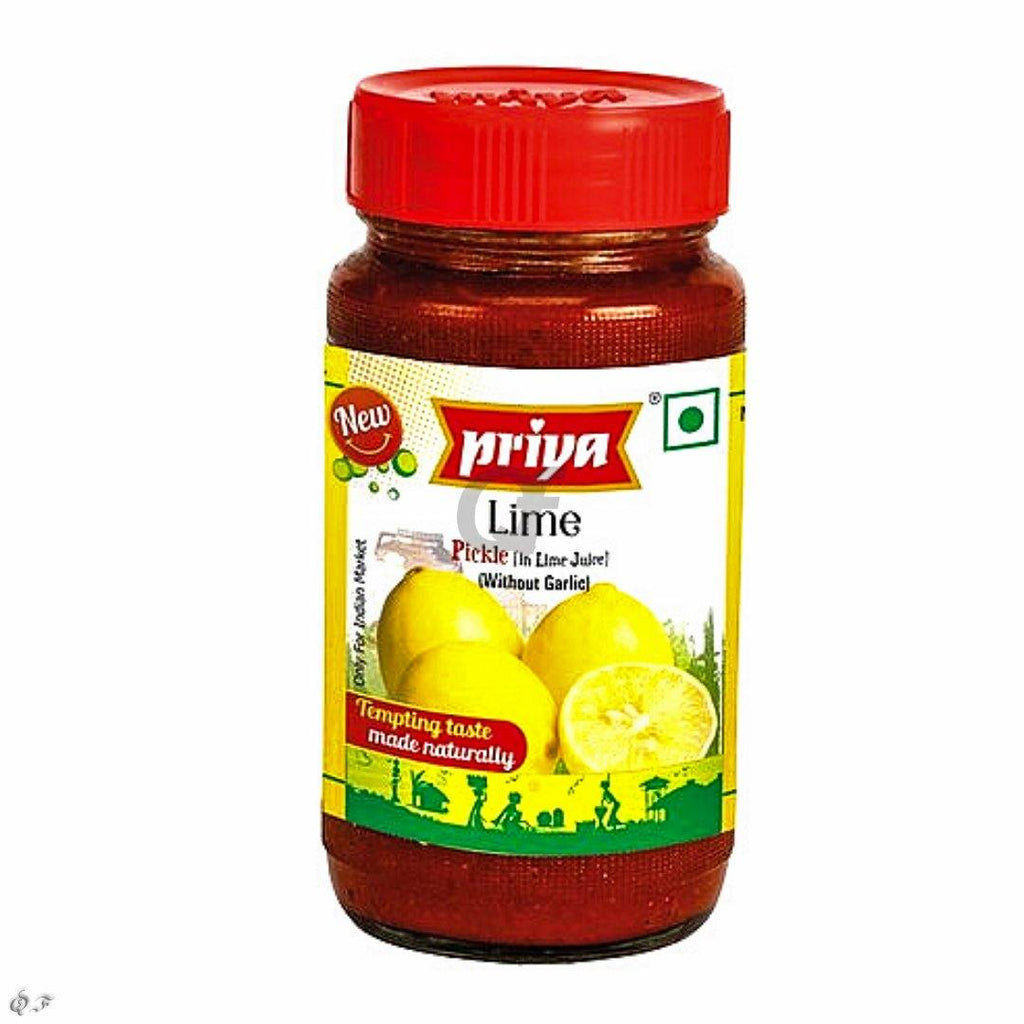 Priya Lime Pickle In Lime Juice (Without Garlic) 300g