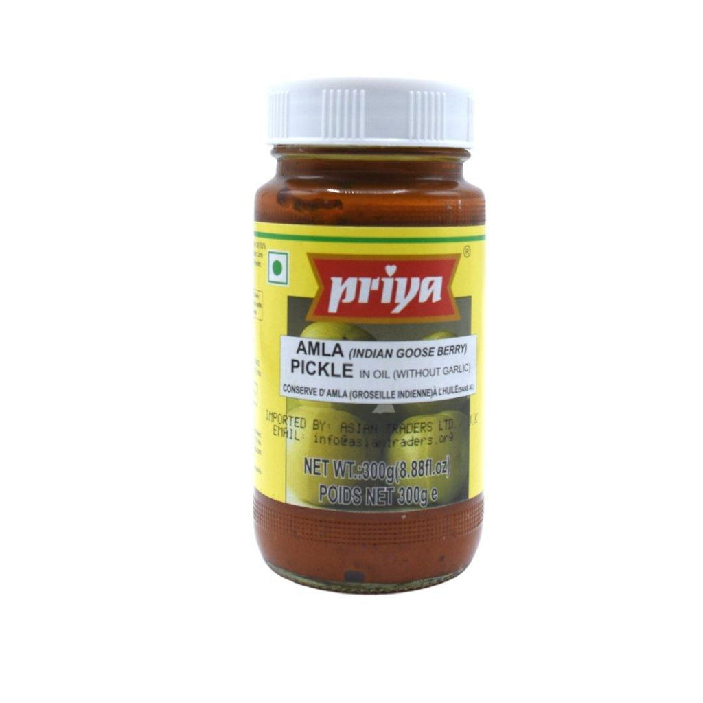 Priya Amla Pickle (Indian Goose Berry) In Oil (Without Garlic) 300g