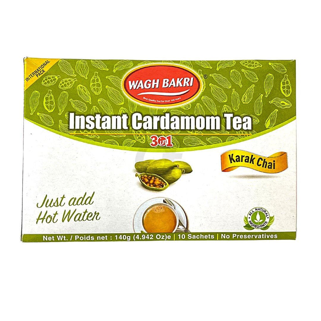 Wagh Bakri Instant Cardamom Tea 3 in 1 (140g)